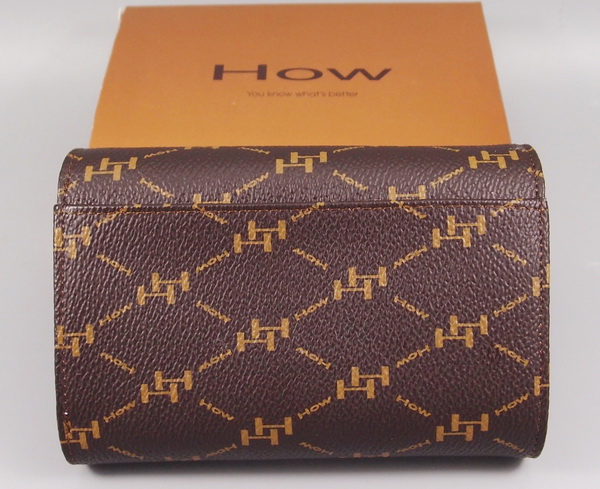 กระเป๋าสตางค์ HOW น้ำตาล ใหม่ แท้