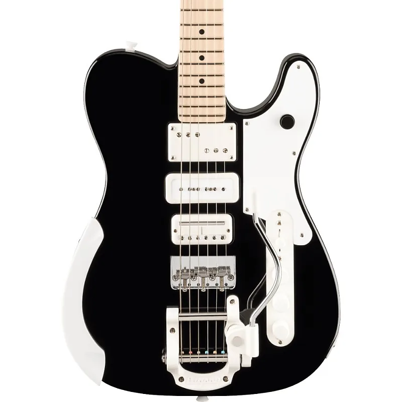Fender Jack White Triplecaster Telecaster Electric Guitar - Black