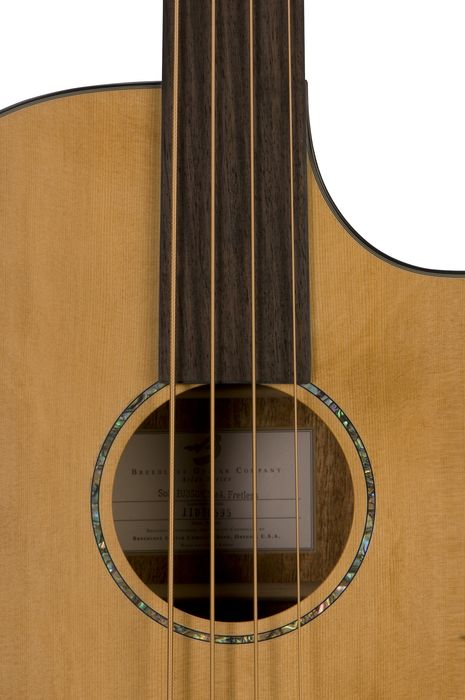 Breedlove Atlas Solo BJ350/CMe4 Acoustic-Electric Bass Natural