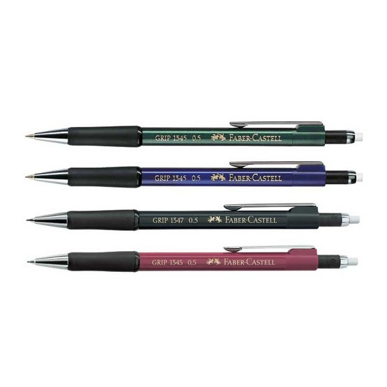 Faber Castell ชุดดินสอกดพร้อมไส้ รุ่น Grip 1345 TK-FINE 0.5 มม. คละสี - ( 1 ด้าม )