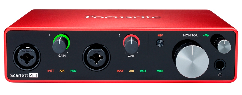 Focusrite Scarlett 4i4 USB Audio Interface Gen 3
