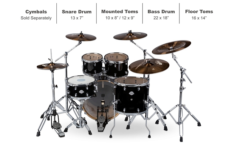 Ddrum Dominion Series Birch 5-Piece Shell Pack