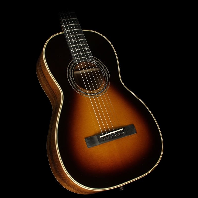 Martin Custom Shop Size 2 Figured Koa Acoustic Guitar 1935 Teardrop Sunburst