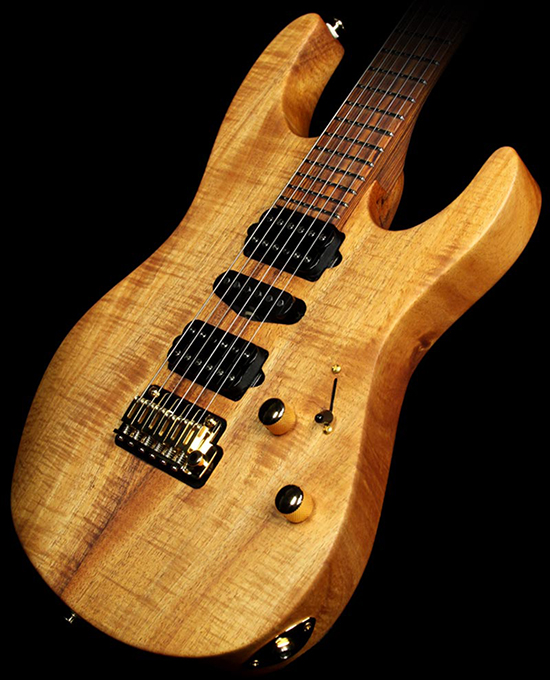 Suhr Modern Curly Koa Electric Guitar Natural Oil