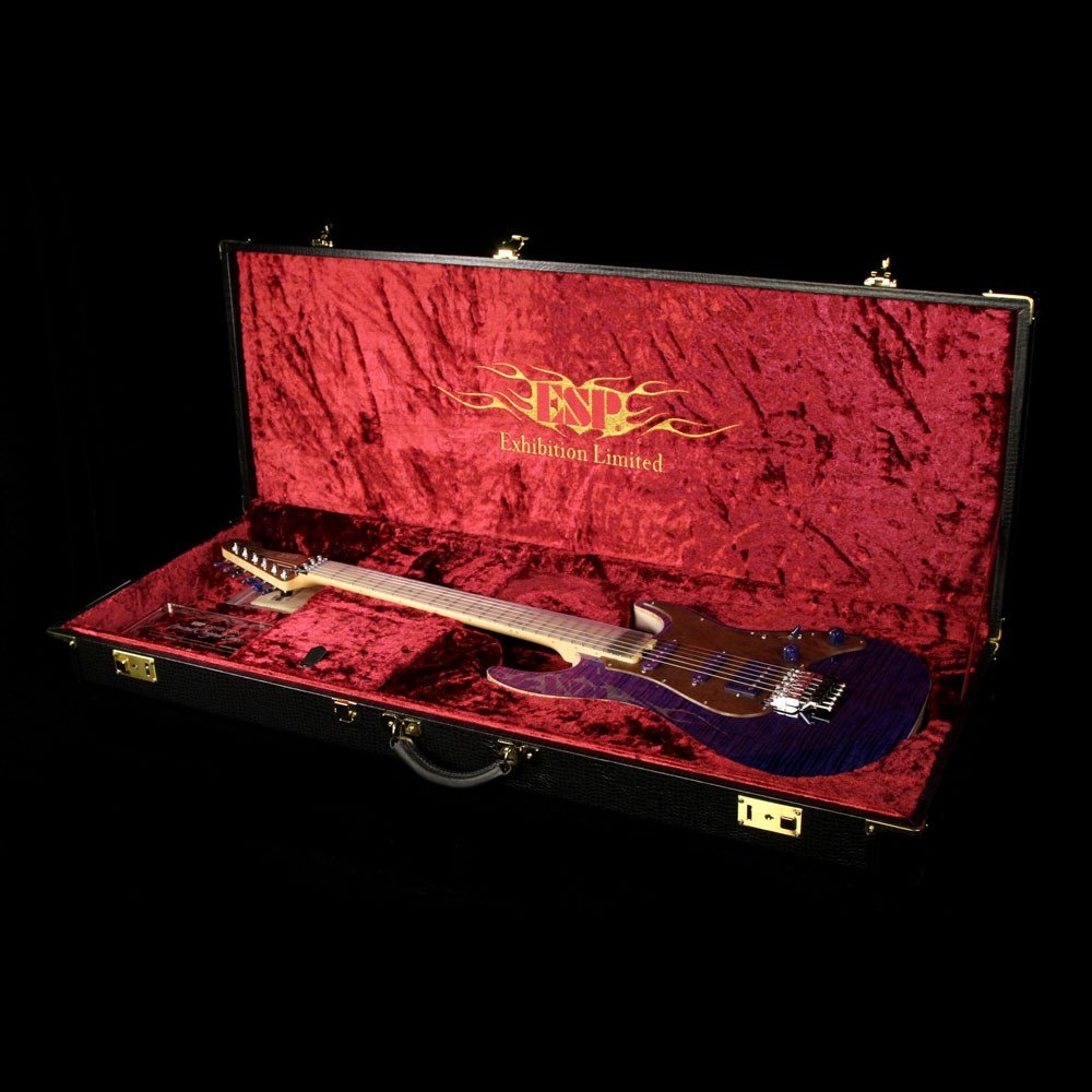 ESP Custom Shop 2017 NAMM Display Snapper-FR Electric Guitar See-Through Pink Purple