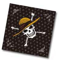 ผ้าเช็ดหน้ากลุ่มหมวกฟาง งานจับฉลาก One Piece Generation of Worst (แท้)