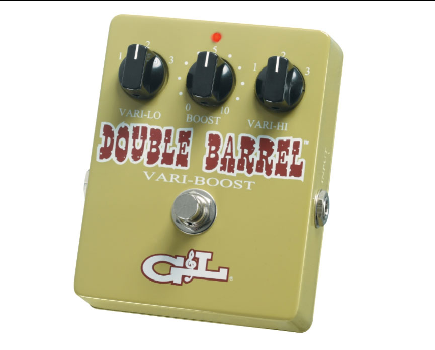 G&L Double Barrel Vari-Boost Guitar Effects Pedal