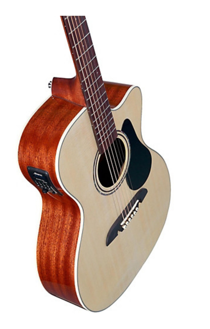 Alvarez RF26CE OM/Folk Acoustic-Electric Guitar Natural