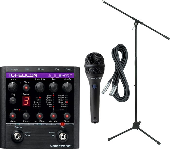 TC Helicon VoiceTone Synth with MP-75 Mic