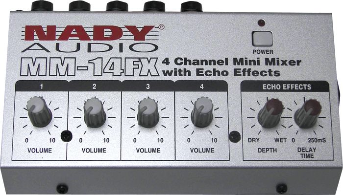 Nady MM-14FX Mini Line Mixer with Effects