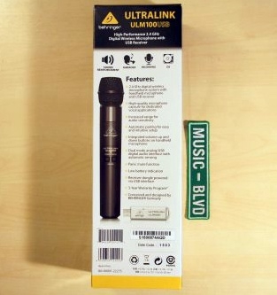 Behringer Ultralink ULM100 USB Digital Wireless Microphone