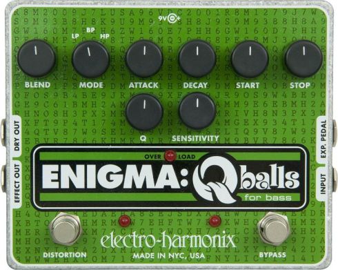 Electro-Harmonix Enigma Qballs Envelop Filter Bass Effects Pedal