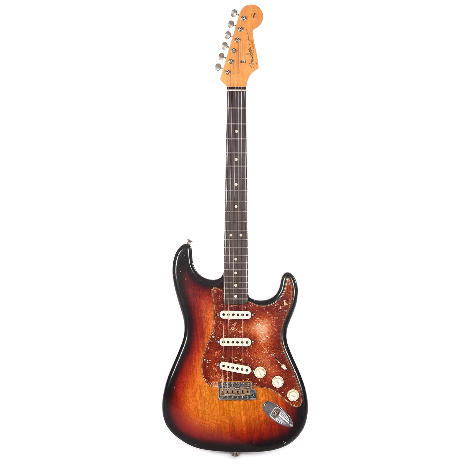 Fender Custom Shop Master Built by Paul Waller 1963 Korina Stratocaster - Relic Faded 3-Tone Sunburst