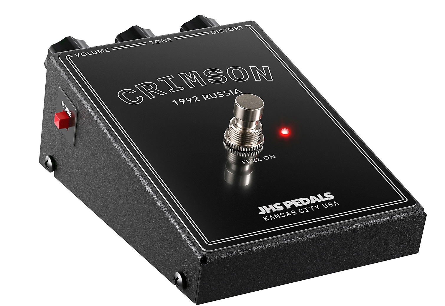 JHS Pedals Crismson 1992 Russia Fuzz Guitar Effects Pedal Black