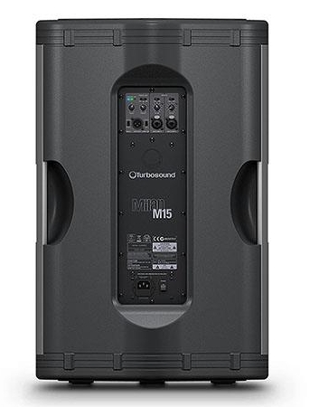 Behringer M15 1100W Powered 15 Loudspeaker with Klark Teknik DSP Technology, 126dB Sound Pressure Level, Single