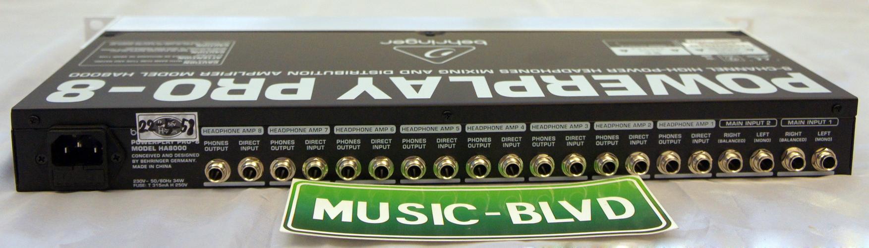 Behringer Powerplay PRO-8 HA-8000 Headphone Amp