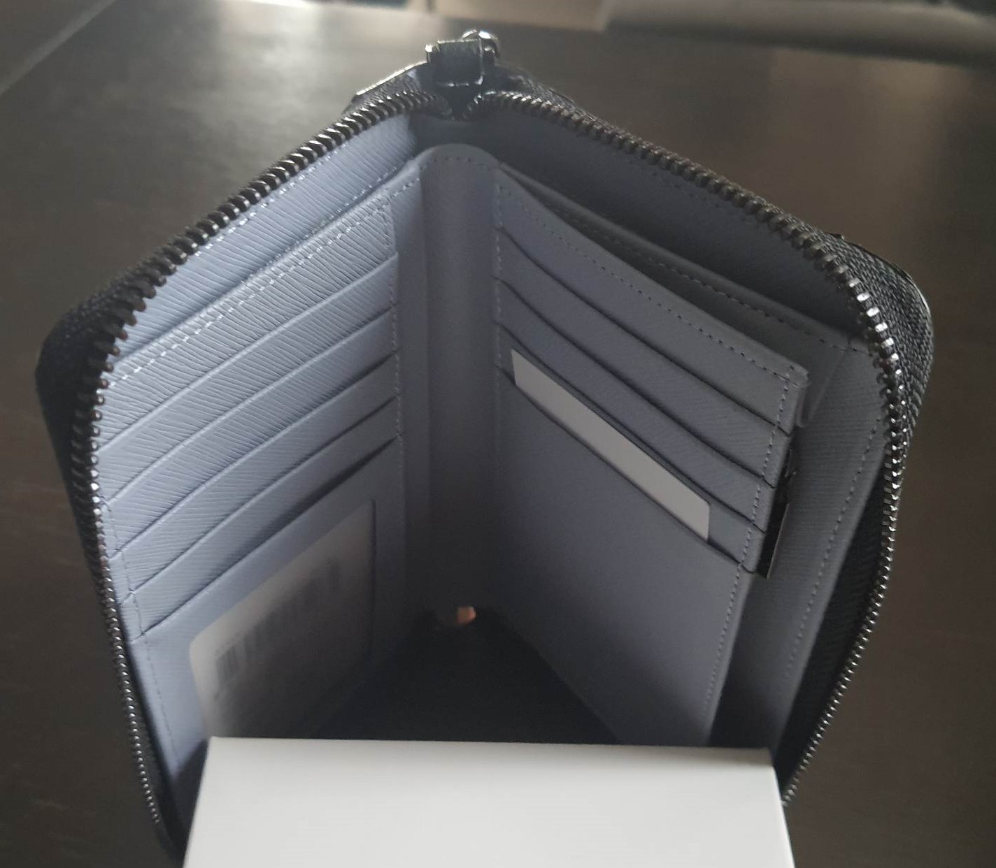 กระเป๋าสตางค์ ELLE ดำ-ฟ้าคราม ใหม่ แท้