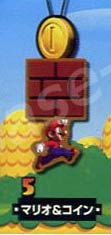 Mario & Coin : Super Mario Bros Yujin Nintendo Strap (แท้)