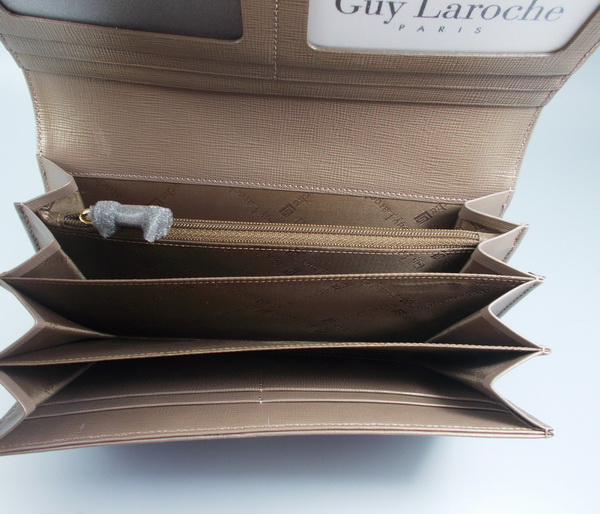 กระเป่าสตางค์ Guy Laroche น้ำตาลเมทาลิก ใหม่ แท้