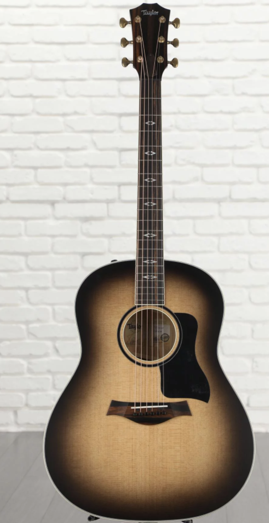 Taylor Limited-edition GPe-LTDEb Grand Pacific Acoustic-electric - Transparent Black with Special Ebony Fingerboard