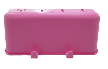 กระถางต้นไม้สวนแนวตั้งขนาดใหญ่พิเศษ สีชมพู