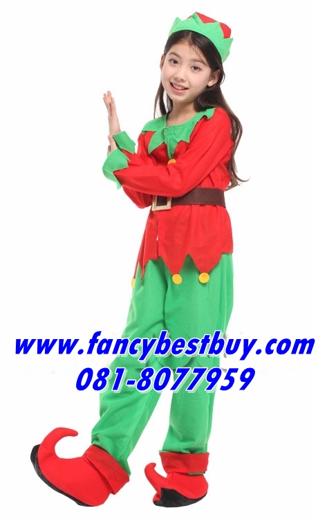 ชุดเอลฟ์ ชุด ELF คริสมาส Christmas Elf Girl สำหรับ เทศกาลคริสมาส ขนาด M