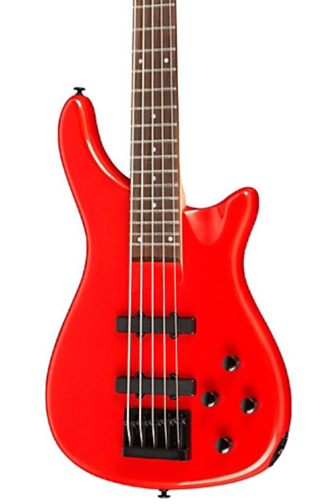 Rogue LX205B 5-String Series III Electric Bass Guitar Candy Apple Red