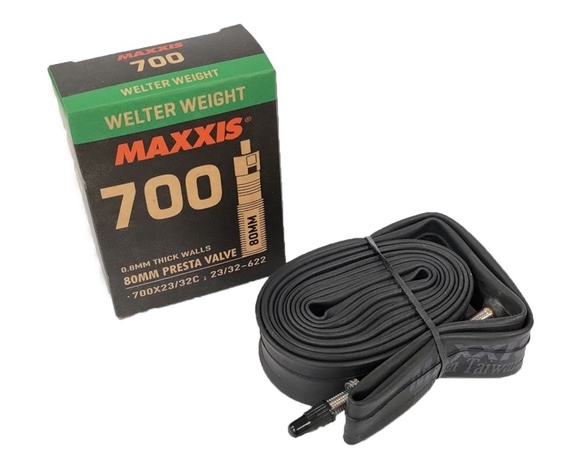 ยางในเสือหมอบ Maxxis 700 x 23/25 จุ๊บยาว 80L