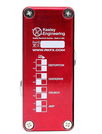 Keeley Red Dirt Mini Overdrive Guitar Effects Pedal