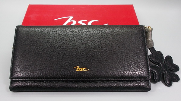 กระเป๋าสตางค์ bsc ดำ ใหม่ แท้