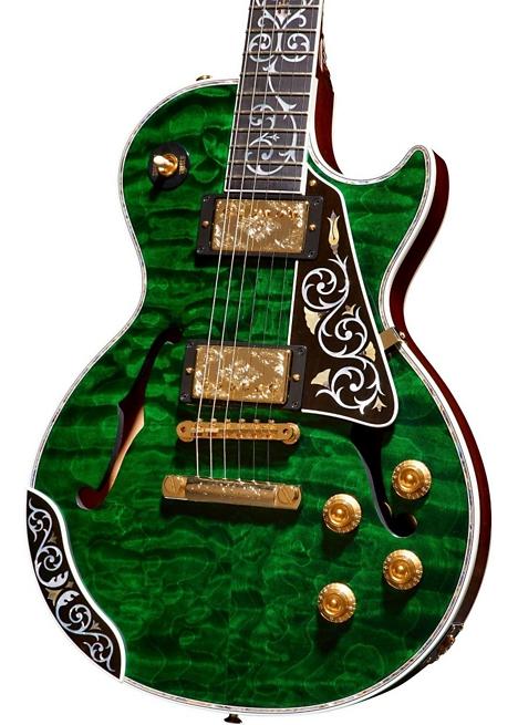 Gibson Custom Bella Voce Electric Guitar - Transparent Green