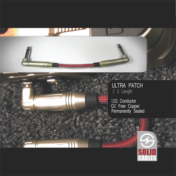 Solid Cables Dynamic Arc Ultra - Patch Cables 3"