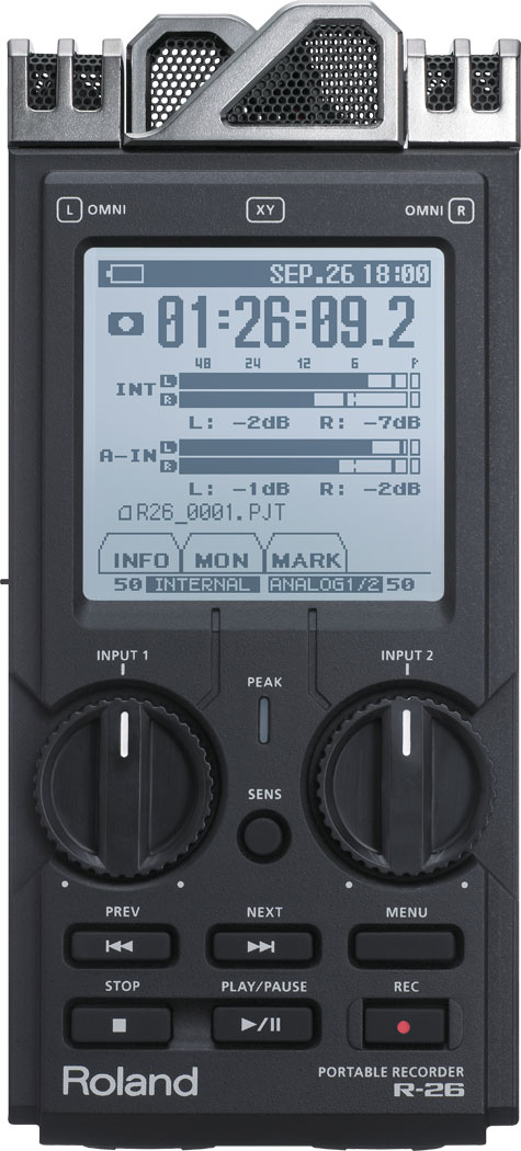 Roland R-26 6-Channel Digital Field Audio Recorder