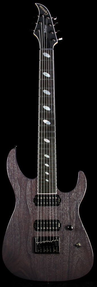 Caparison 2015 NAMM Showpiece Dellinger 7 FX-WM Seven-String Electric Guitar Machine Gray