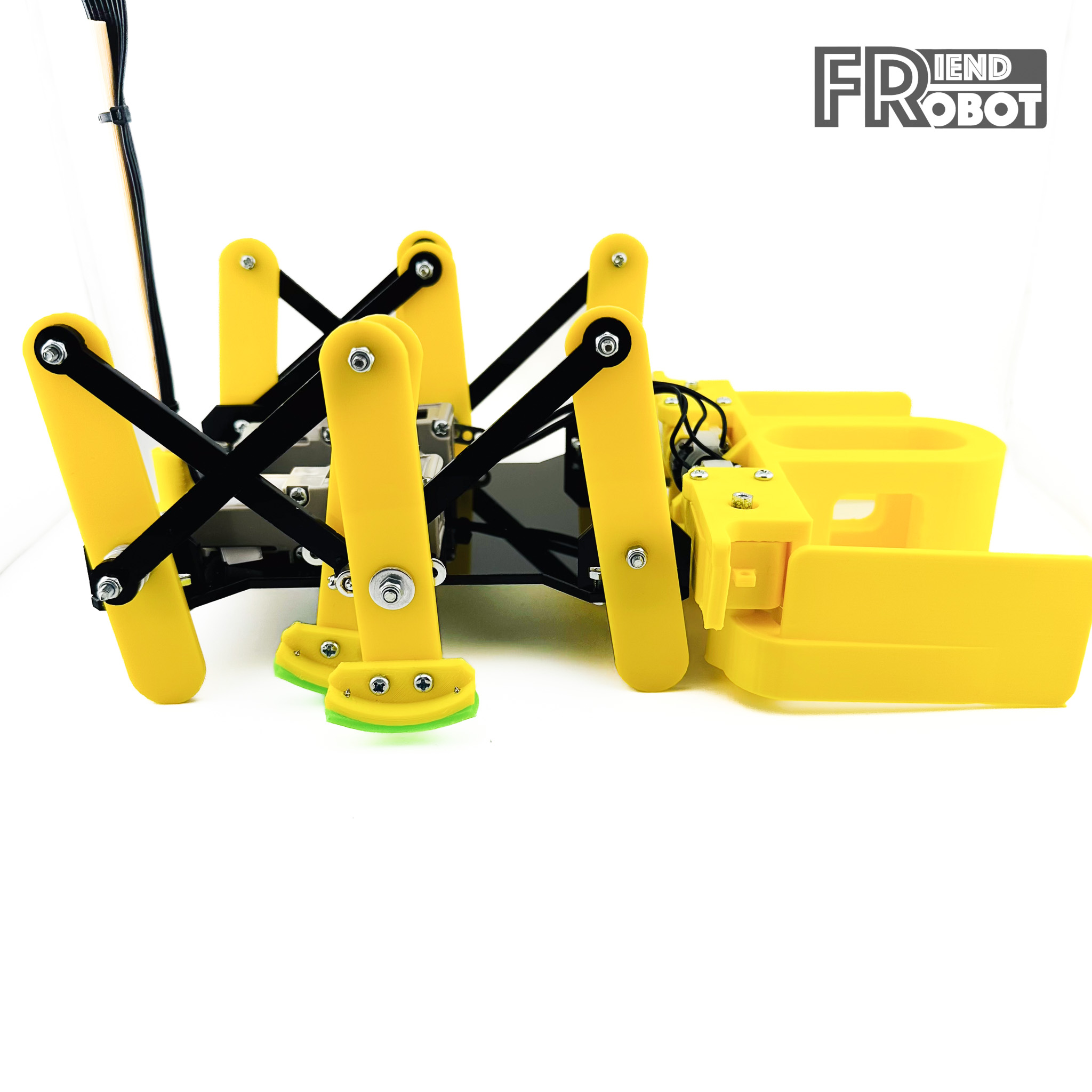 หุ่นยนต์เก็บลูกบาศก์ ขนาด 5x5 cm. สูงสุด 2 ลูก