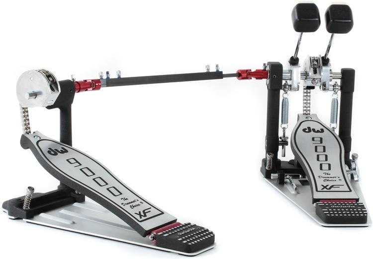 DW 9000 Series Double Bass Drum Pedal with eXtended Footboard
