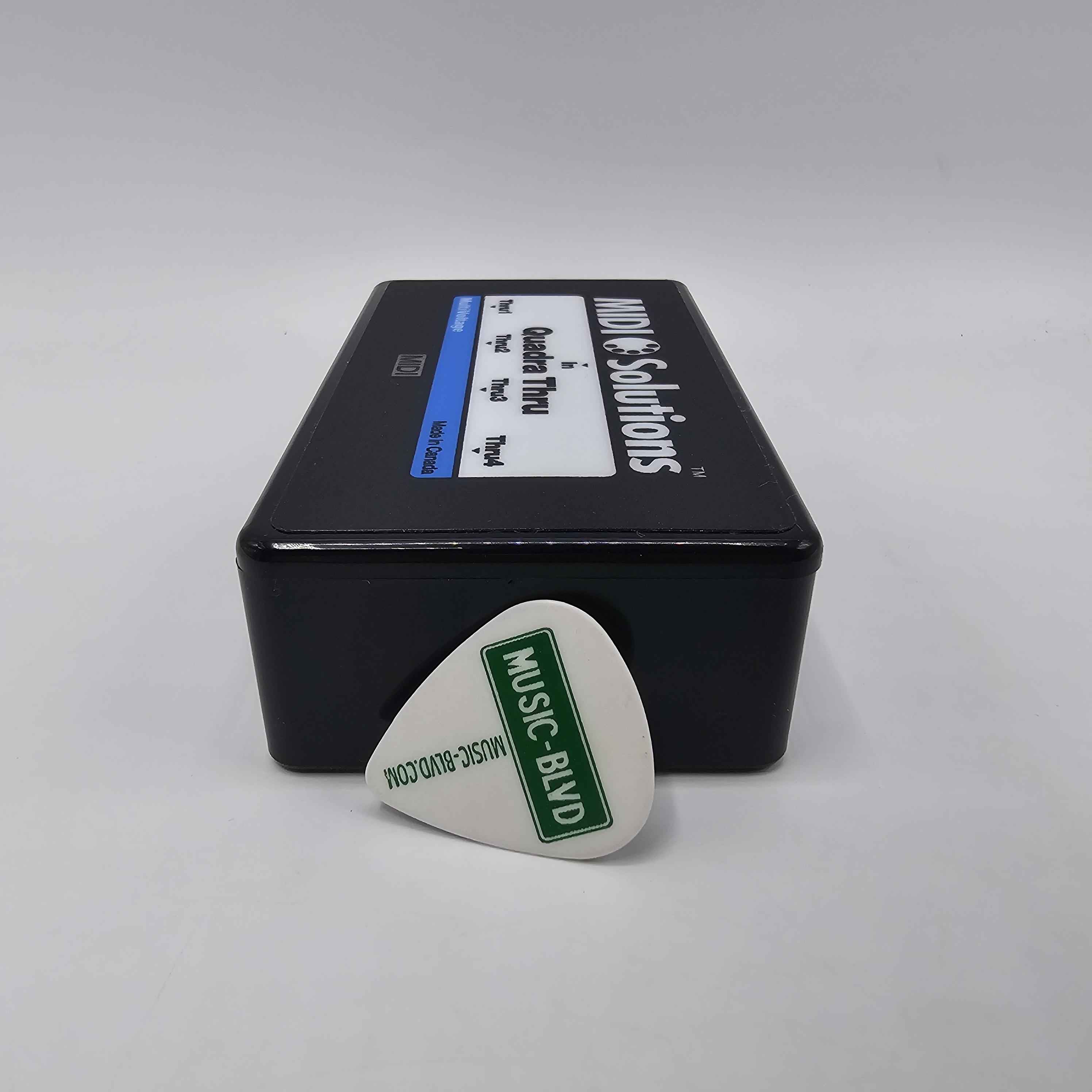 MIDI Solutions Quadra 4-Output MIDI Thru Box - Music Boulevard