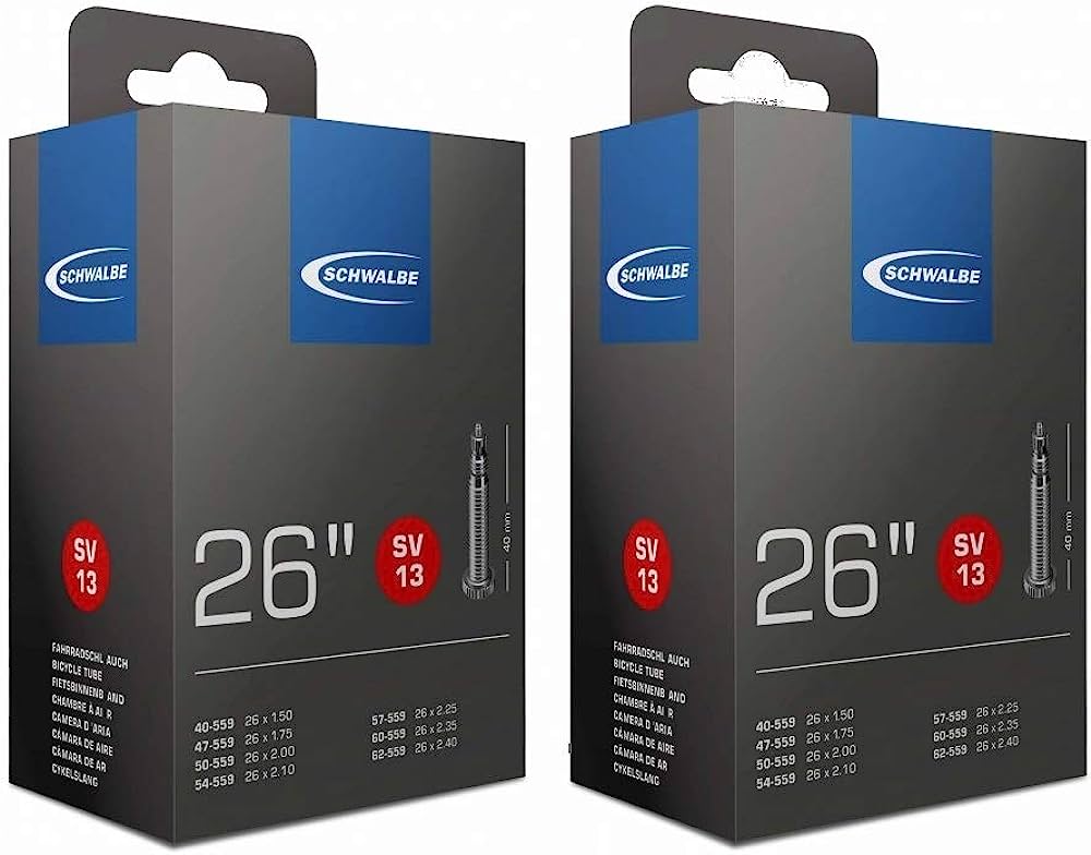 ยางใน Schwalbe SV13 26 x 1.5 / 2.5 จุ๊บเล็ก 40L