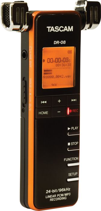 TASCAM DR-08 Linear PCM/MP3 Recorder