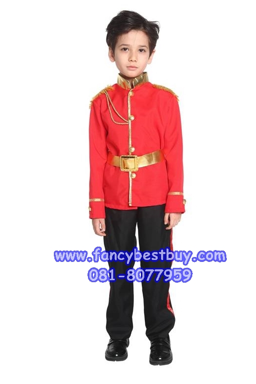 ชุดเจ้าชายอังกฤษ ชุดทหารอังกฤษ ชุดเจ้าชายยุโรป มีขนาด M, L, XL