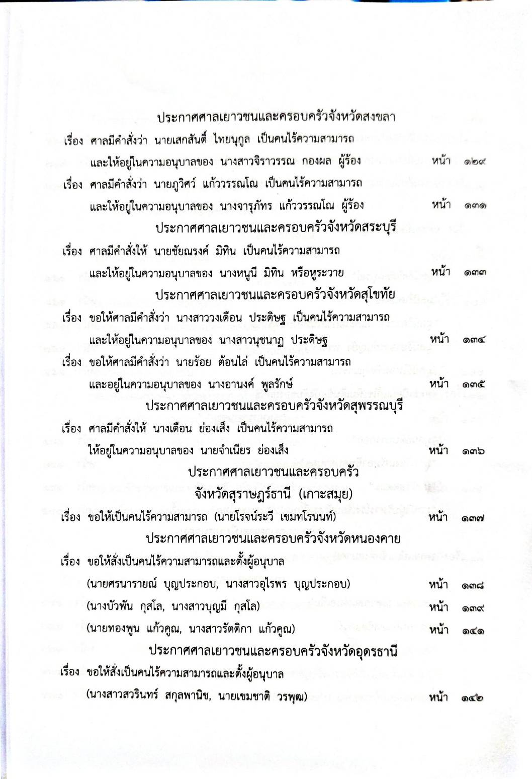 กฎหมายออกใหม่ 84/65 ประกาศกรมอุตสาหกรรม ฯ บัตรสิ้นอายุ ประกาศธนาคารออมสินฯ ประกาศศาลเยาวชนและครอบครัว...