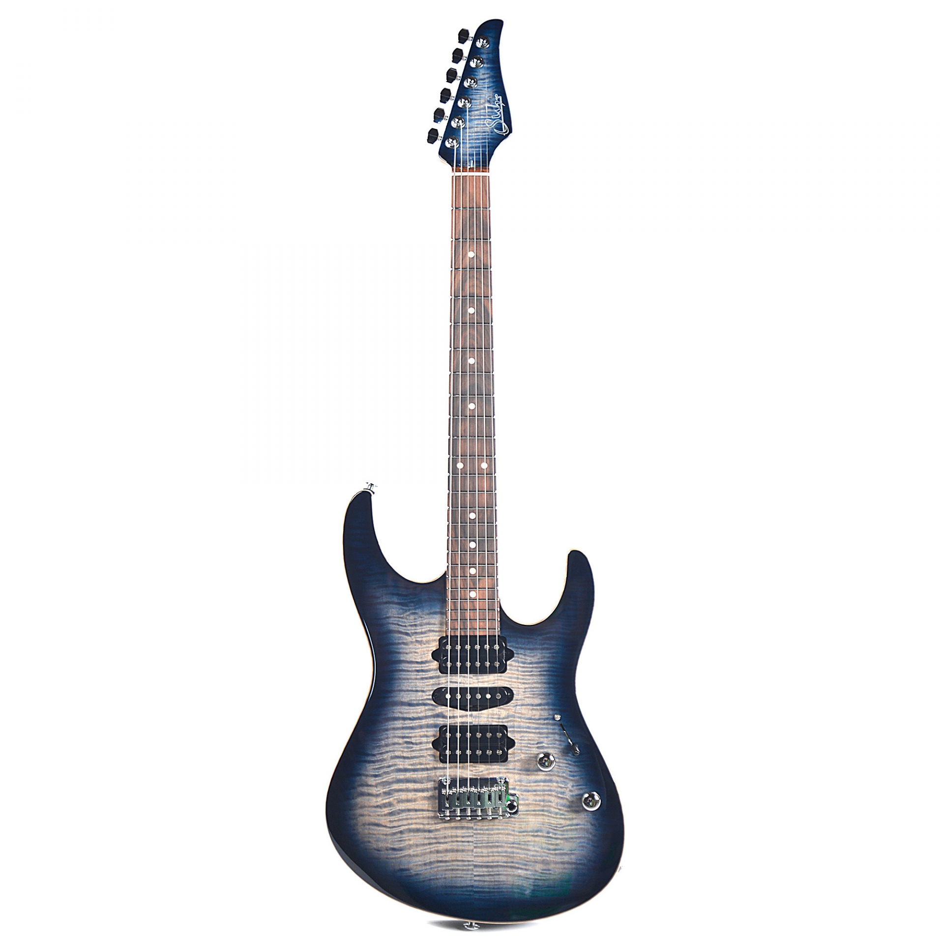 Suhr Modern Pro HSH Faded Trans Whale Blue Burst No.JST9Q4D