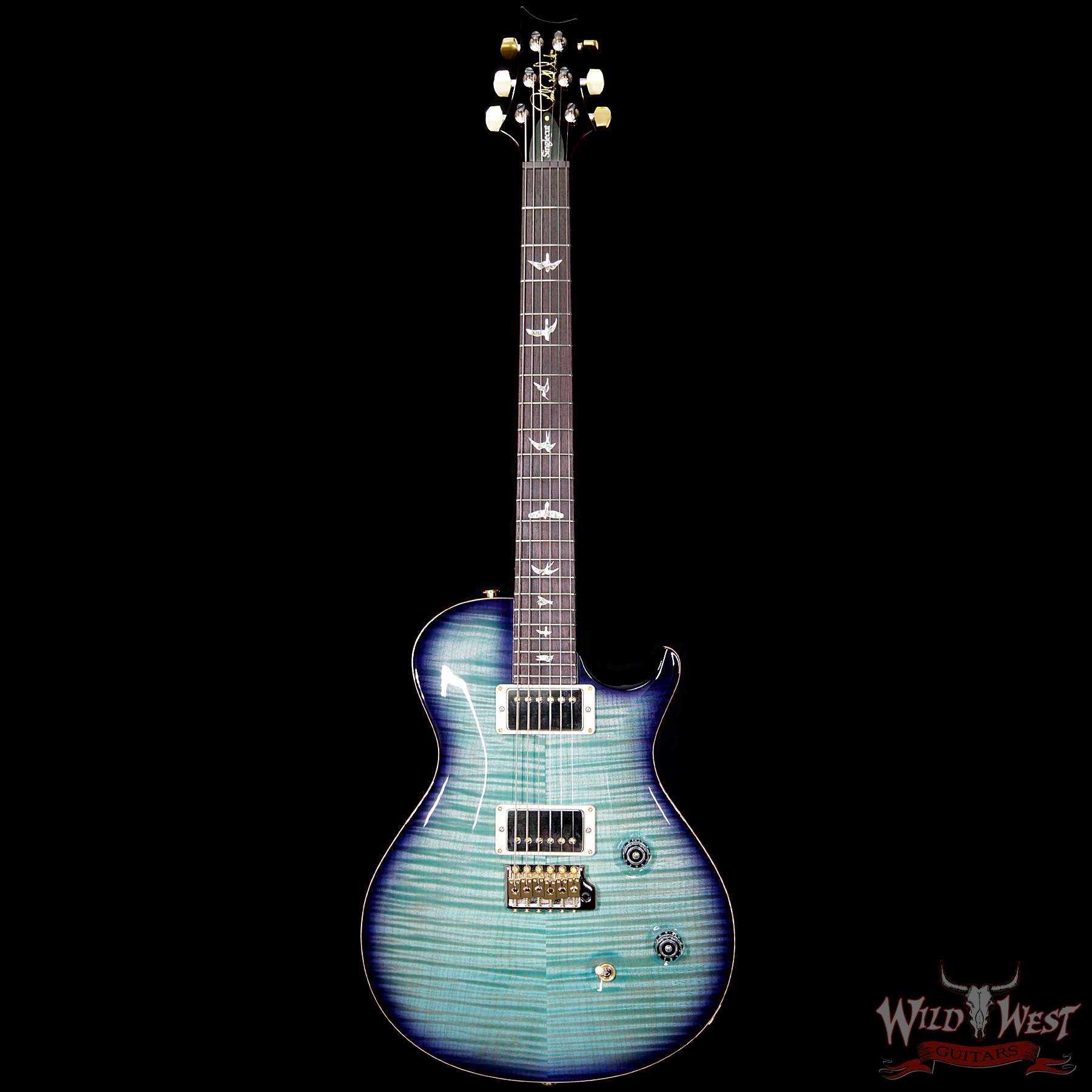 PRS Singlecut Trem 10 Top Flame Maple Top Rosewood Fretboard - Trippy Burst