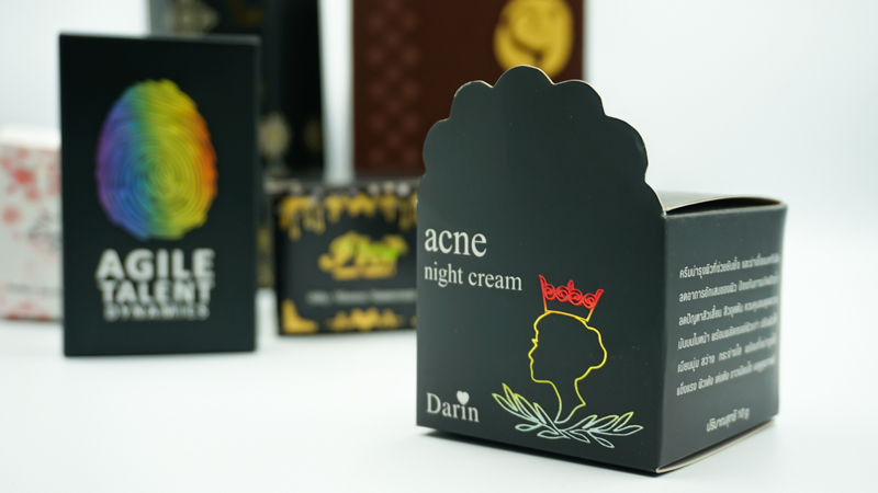 ผลิตกล่อง สำหรับบรรจุเครื่องสำอาง