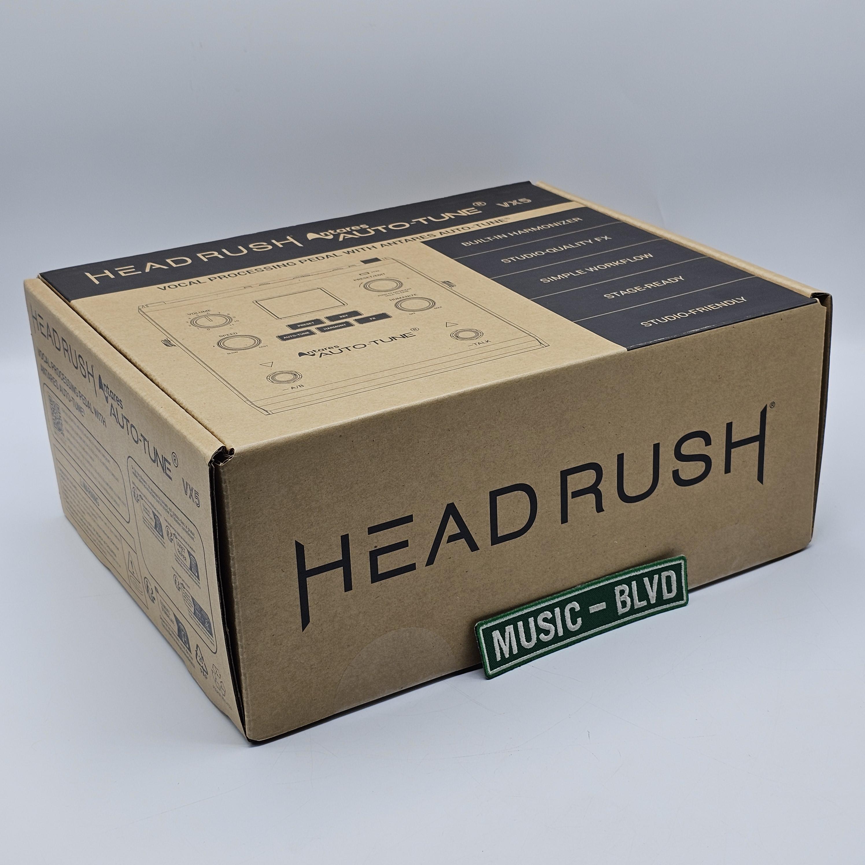 HeadRush VX5 AUTOTUNE Vocal Effects Pedal for Singers with Antares AutoTune