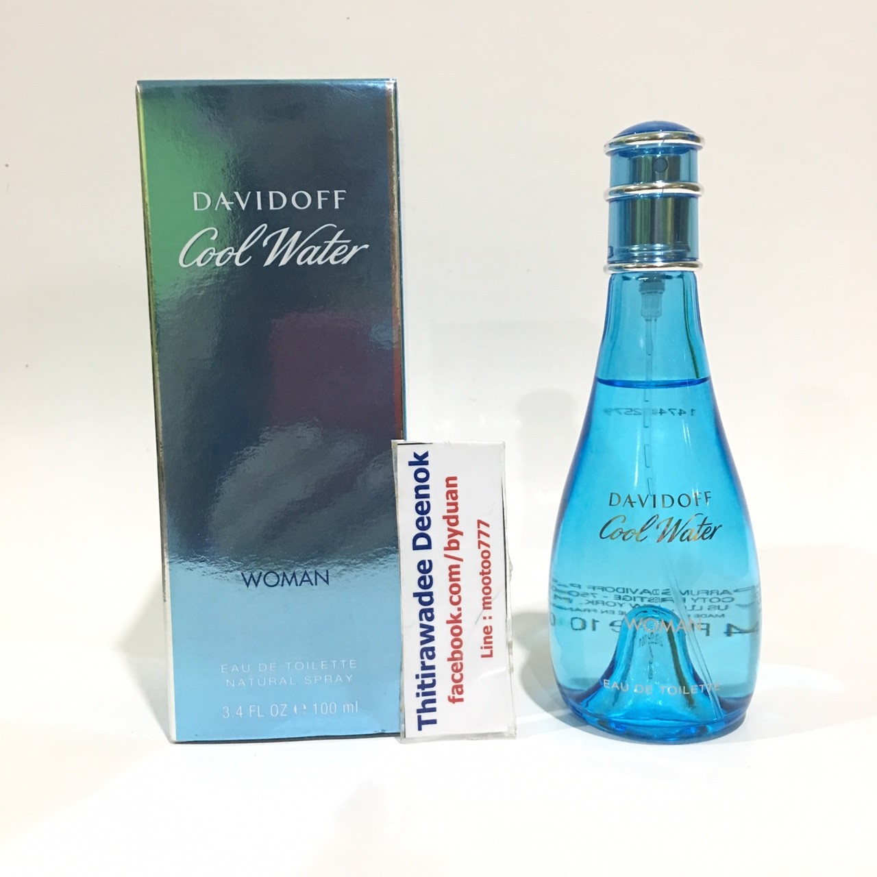 น้ำหอม Davidoff Cool Water EDT for Women 100 ML.