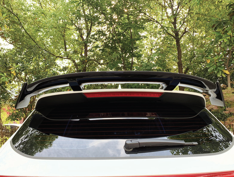 Spoiler สปอยเลอร์ ไม่ต้องเจาะตัวรถ สำหรับรถ Haval Jolion ฮาวาล โจไลออนส์ 2022