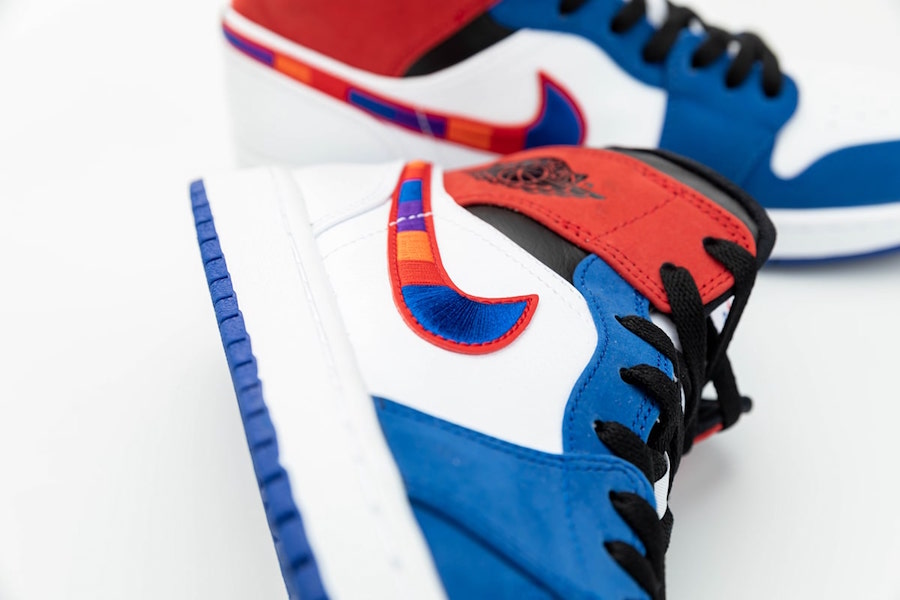 Nike Air Jordan 1 Mid Multicolor Swoosh