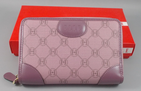 กระเป๋าสตางค์ ELLE ม่วง ใหม่ แท้