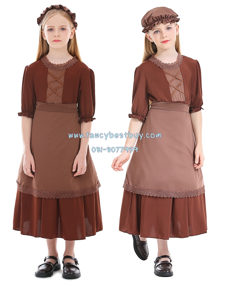 ชุดเดนมาร์ก ชุดเบลเยียม ชุดประจำชาติเบลเยียม Belgium Costume มีขนาด XS 100-115, S 115-125, M 125-135, L 135-145